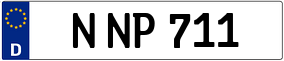 Truck License Plate